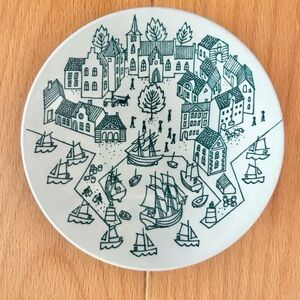 VTG 70’s Nymolle Danish Art Faience Paul Hoyrup Limited Edition Plate Ring Dish